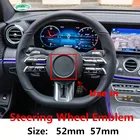 Эмблема на руль автомобиля, логотип для AMG Benz A B C E CLA GT GL W176 W177 W204 W205 W212 W213 W117 W166 W253, 52 мм, 57 мм