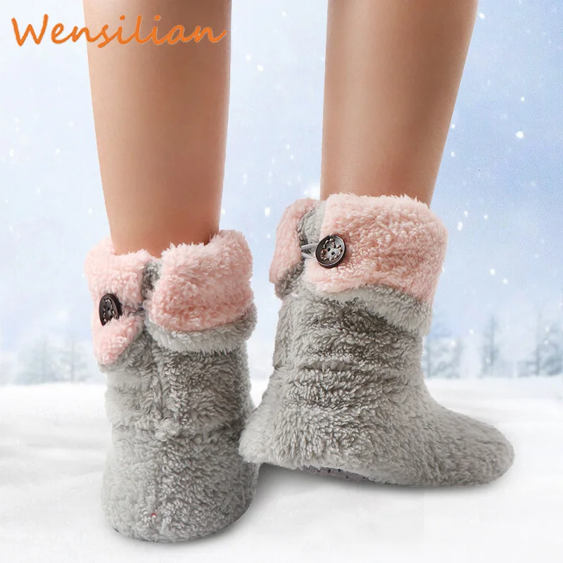Slippers Home Women Winter Fluffy Furry Flip Flops Women's Slippers Fur Slides Woman Plush Indoor Shoes Zapatos De Mujer