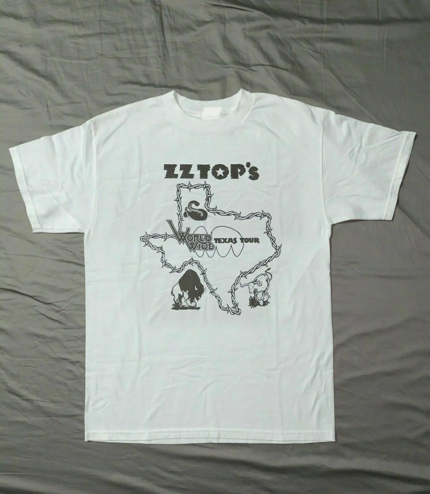 Футболка для фанатов Техасского клуба ZZ Top Worldwide Gildan размер S-2XL | Мужская одежда