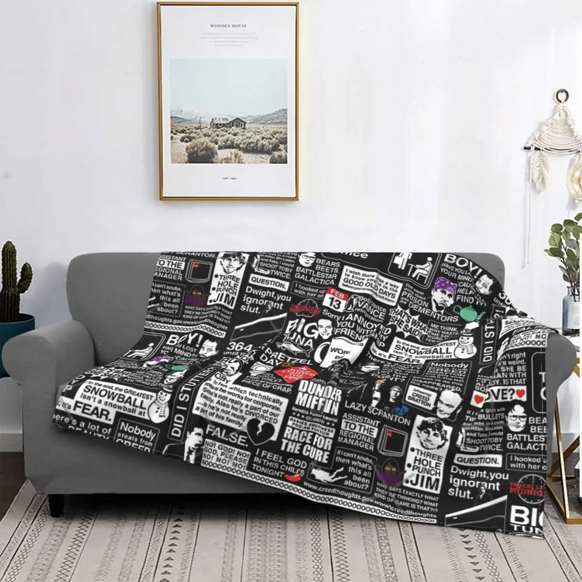 

Мудрые слова из офиса-Manta para cama, colcha de verano, alfombra a cuadros, 135