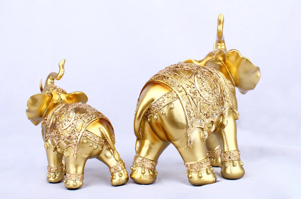 Украшения для дома Континентальная смола украшение слона изделия из смолы