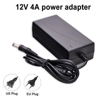 useu plug 12v4a 48w power supply charger adapter for lcd monitor table lamp