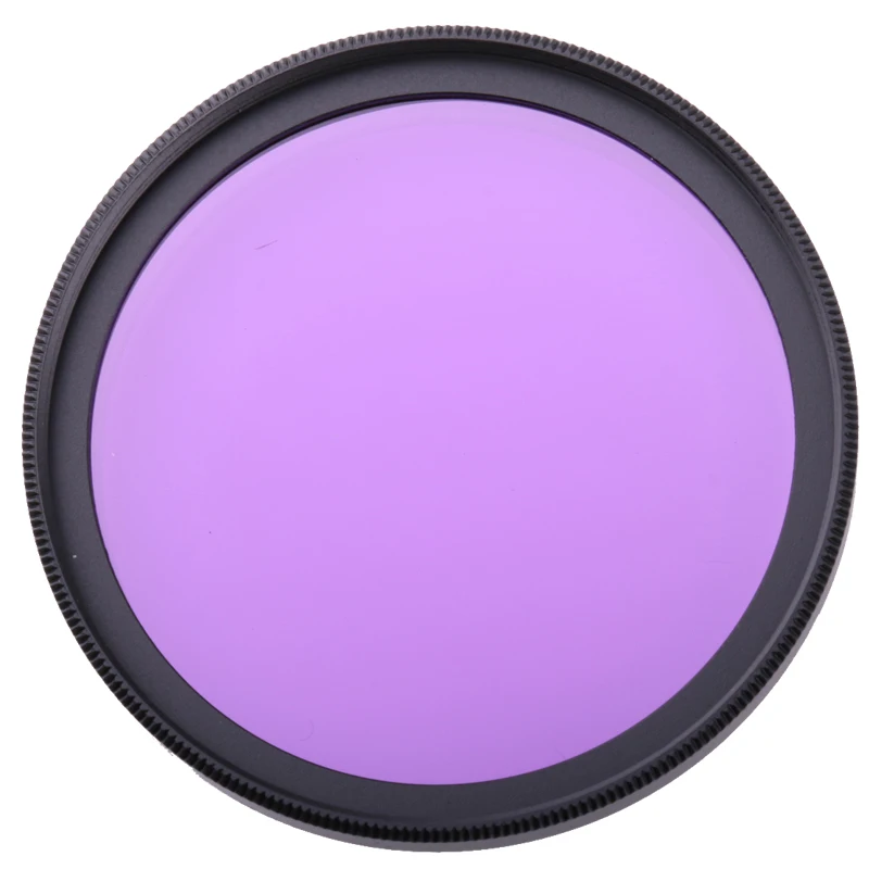 Камера фильтр 58 мм полный фиолетовый цвет объектив для фотоаппарата nikon D3100 D3200 D5100