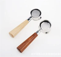 hot sales barista tool 58mm coffee portafilter wood handle for expobar coffee machine