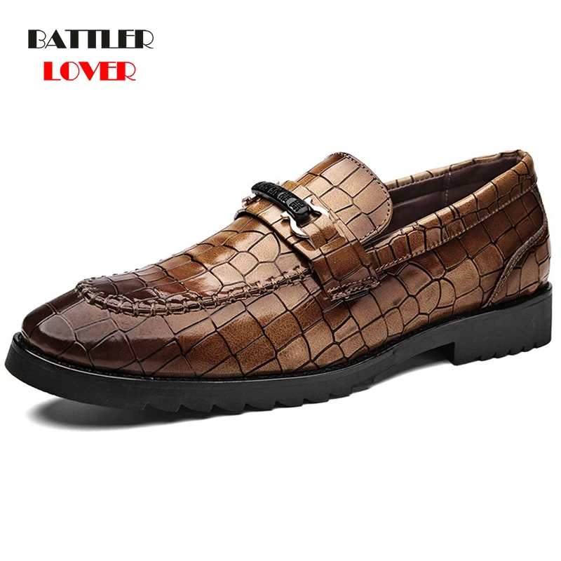

Handmade Soft Leather Loafers For Men 2021 Flat Formal Dress Shoes Male Office Business Driving Sneakers Casual Stress Footwear