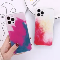 abstract graffiti watercolor painting silicone phone case for iphone 12 11 13pro max xr x xs max 7 8 plus soft transparent cover