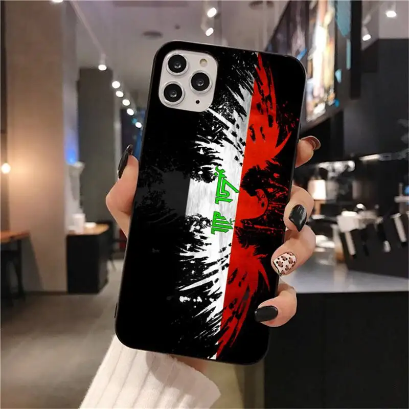 Чехол для телефона с национальным флагом Ирака iphone 12 pro max mini 11 XS MAX 8 7 6 6S Plus X 5S SE 2020 XR