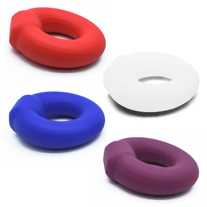 INS силиконовые эякуляционные Кольца для пениса черные красные синие секс игрушки