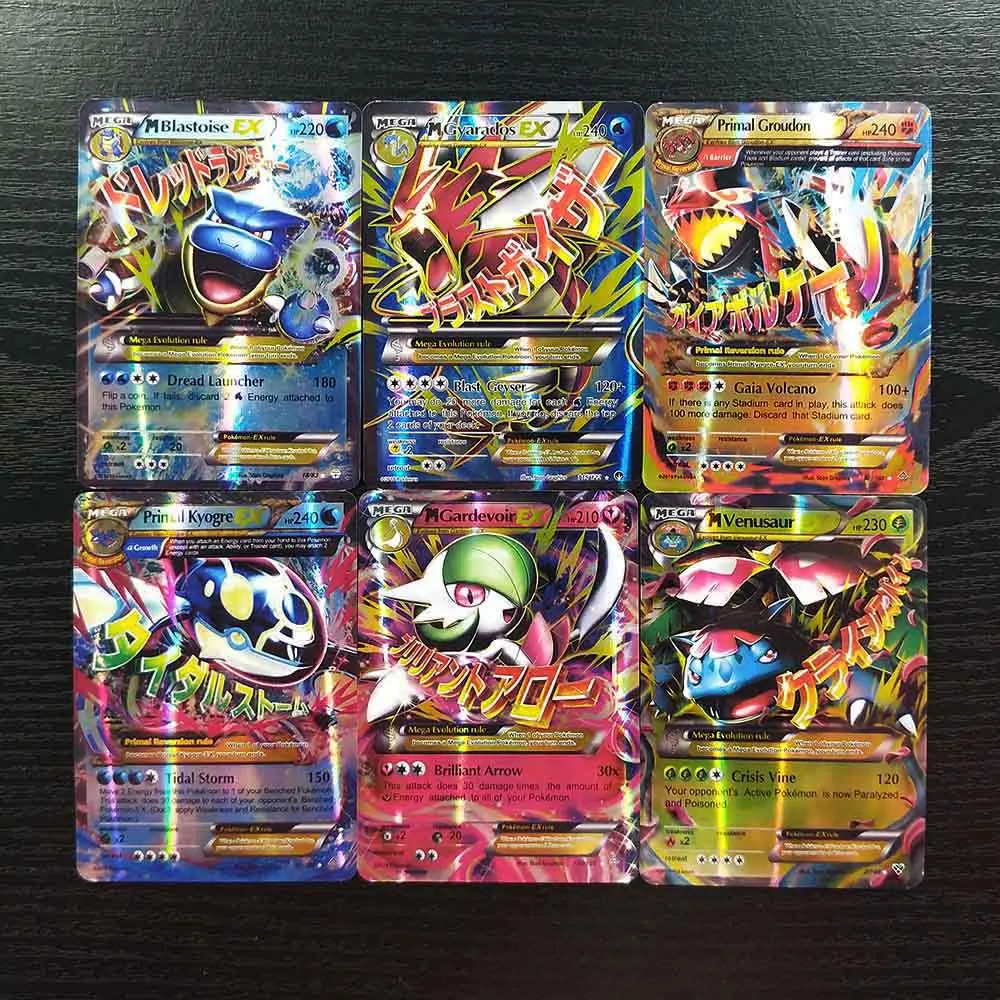 Настольная игра TAKARA TOMY Pokemon Cards 30 Mega Deck коллекция боевых блестящих карт детские