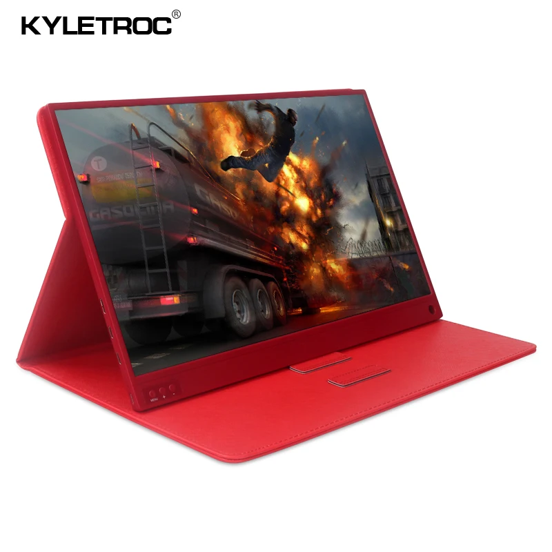 Портативный монитор usb type C Full HD 1080 ips 15 6 дюймовый ЖК Встроенные двойные колонки