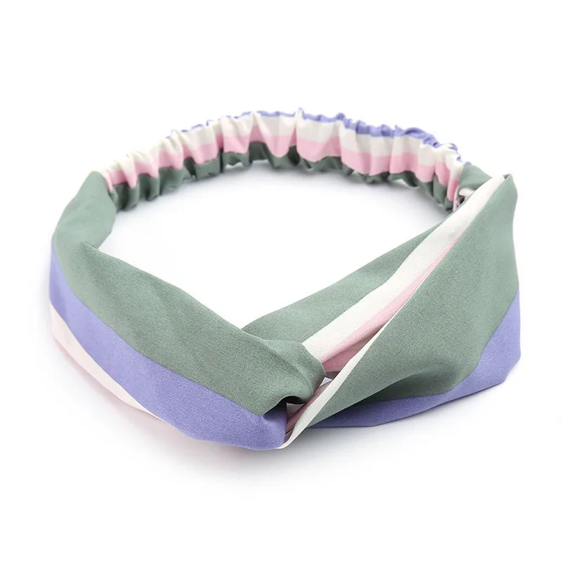 Женские мягкие повязки на голову 2020 дамские эластичные для волос с перехлёстом в