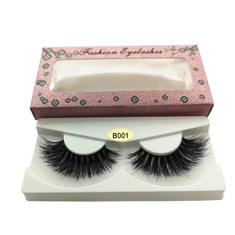 

3D mink hair multi-layer stereo eyelashes European and American makeup handmade false eyelashes makeup tool