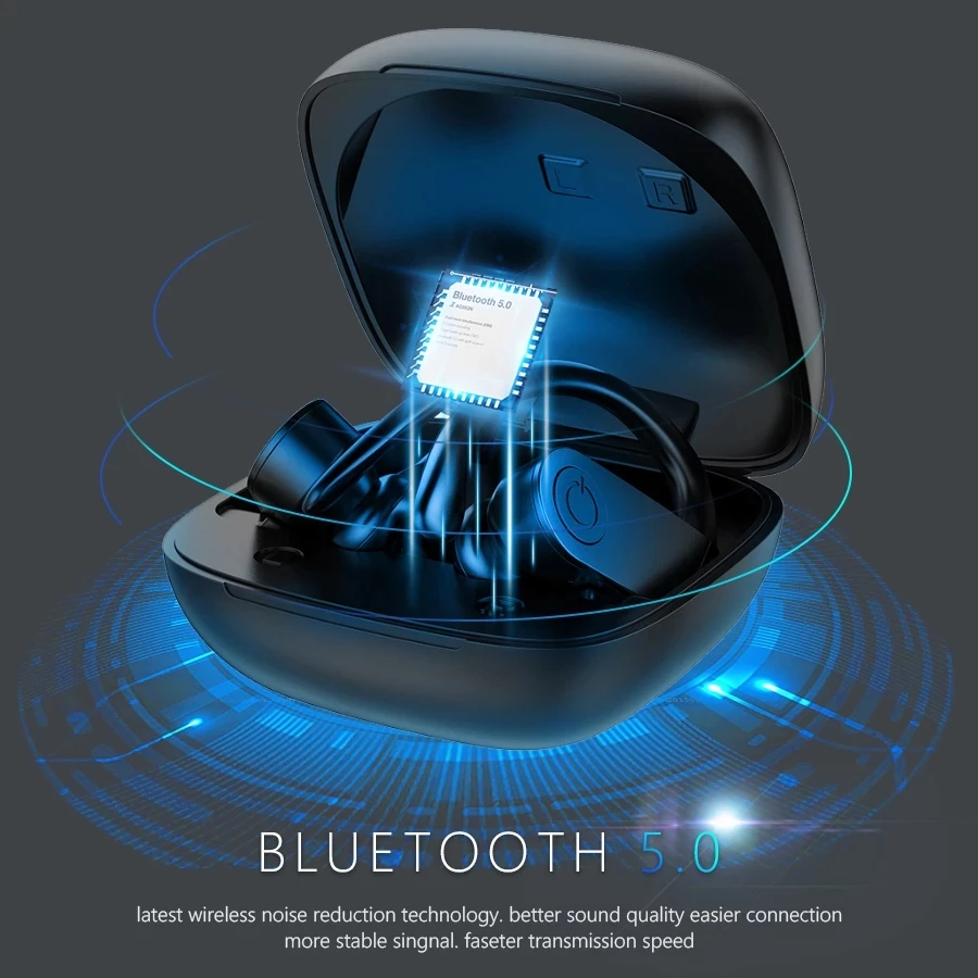 

Беспроводные наушники B11 TWS, Bluetooth наушники, спортивные наушники-вкладыши с HD микрофоном, музыкальная гарнитура для Huawei, Iphone, Xiaomi, наушники