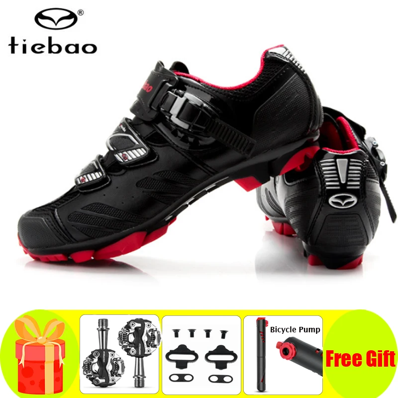 

Кроссовки Tiebao велосипедные унисекс, профессиональная Уличная обувь для горных велосипедов, самозакрывающаяся