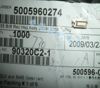 

10pcs/lot 5005960274 500596-0274 05005960274 0.635MM 20P 4H Connector