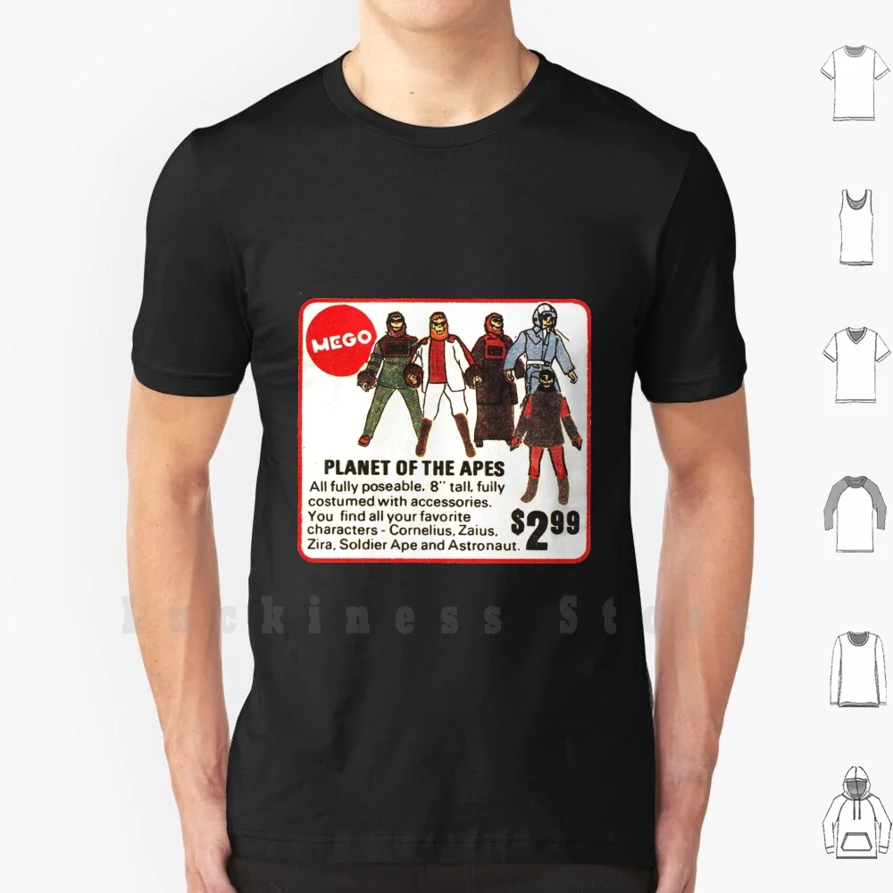 S T Shirt Men Cotton Cotton S - 6xl Planet Of The Apes Mego Action Figures Toys Zaius