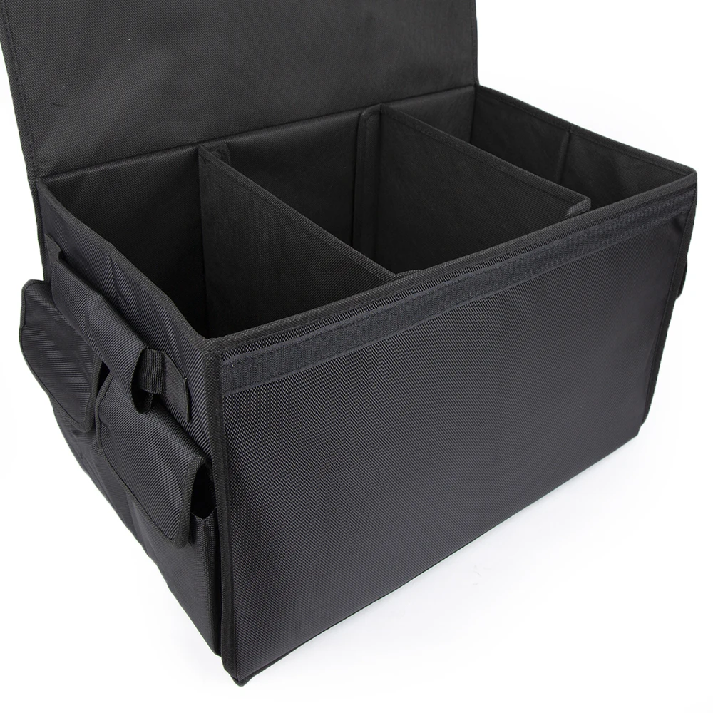Pаспродажа Сверхмощный 1680D Оксфордский держатель для хранения и поддержания порядка, Складной автомобильный органайзер для багажника, сумка для хране...
