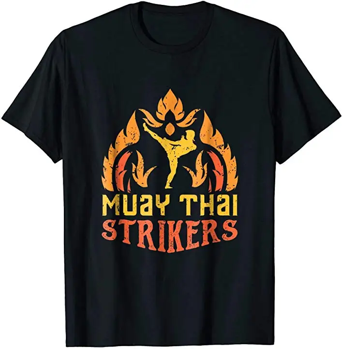 

Fashion Design Muay Thai Striker T-Shirt Summer Cotton Short Sleeve O-Neck Men's T Shirt New S-3XL