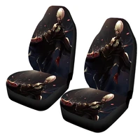 jun teng anime character car interior front row seat cover 2pcs all weather universal polyester fiber material car accessories