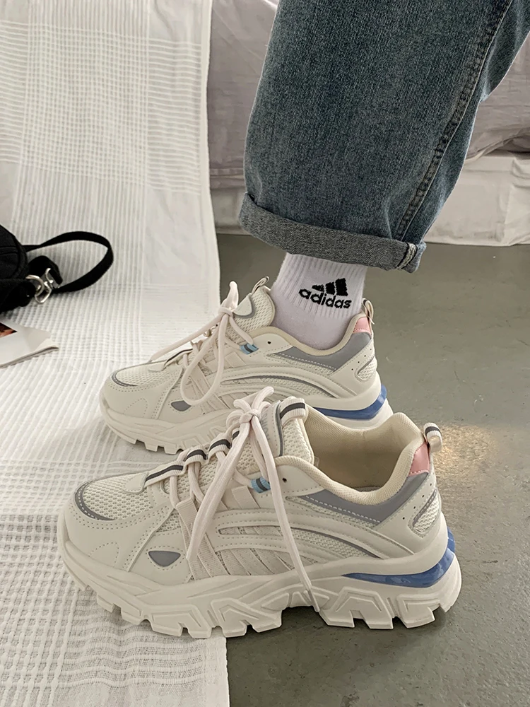 

Fashion sports shoes thick-soled sports shoes old shoes casual shoes running shoes women's vulcanized shoes A3-71