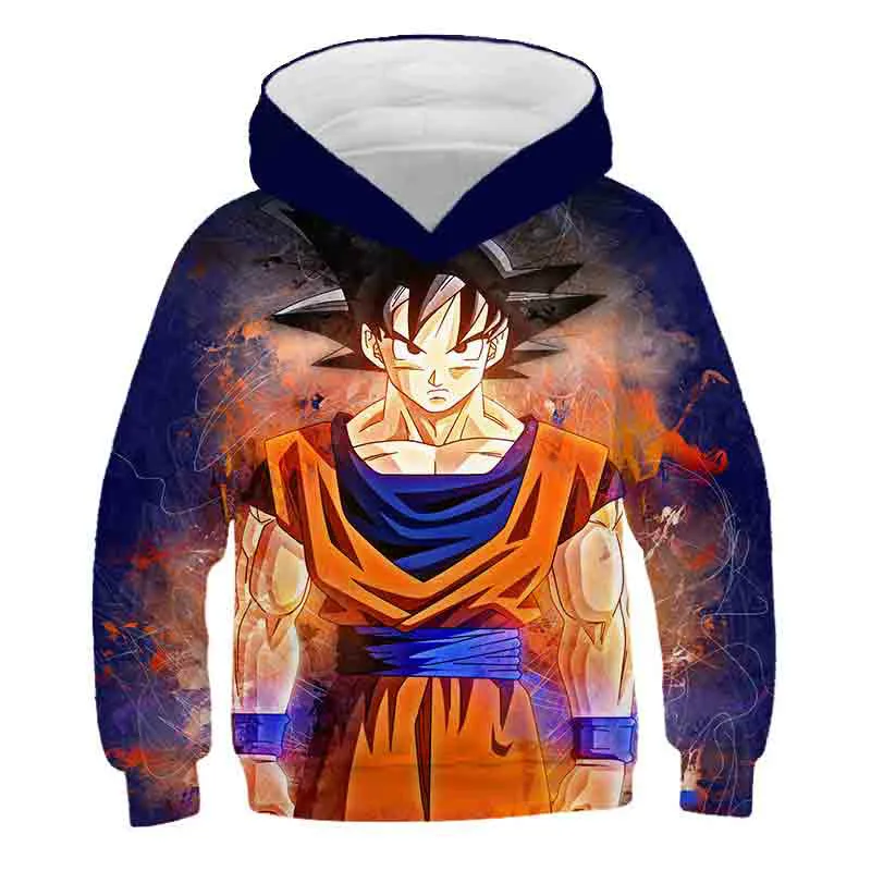 

3D Anime Boys Girls Fashion Hoodie Pullover Sweatshirt Children's Clothing Wukong Autumn Cartoon Top Long Sleeve Pullover