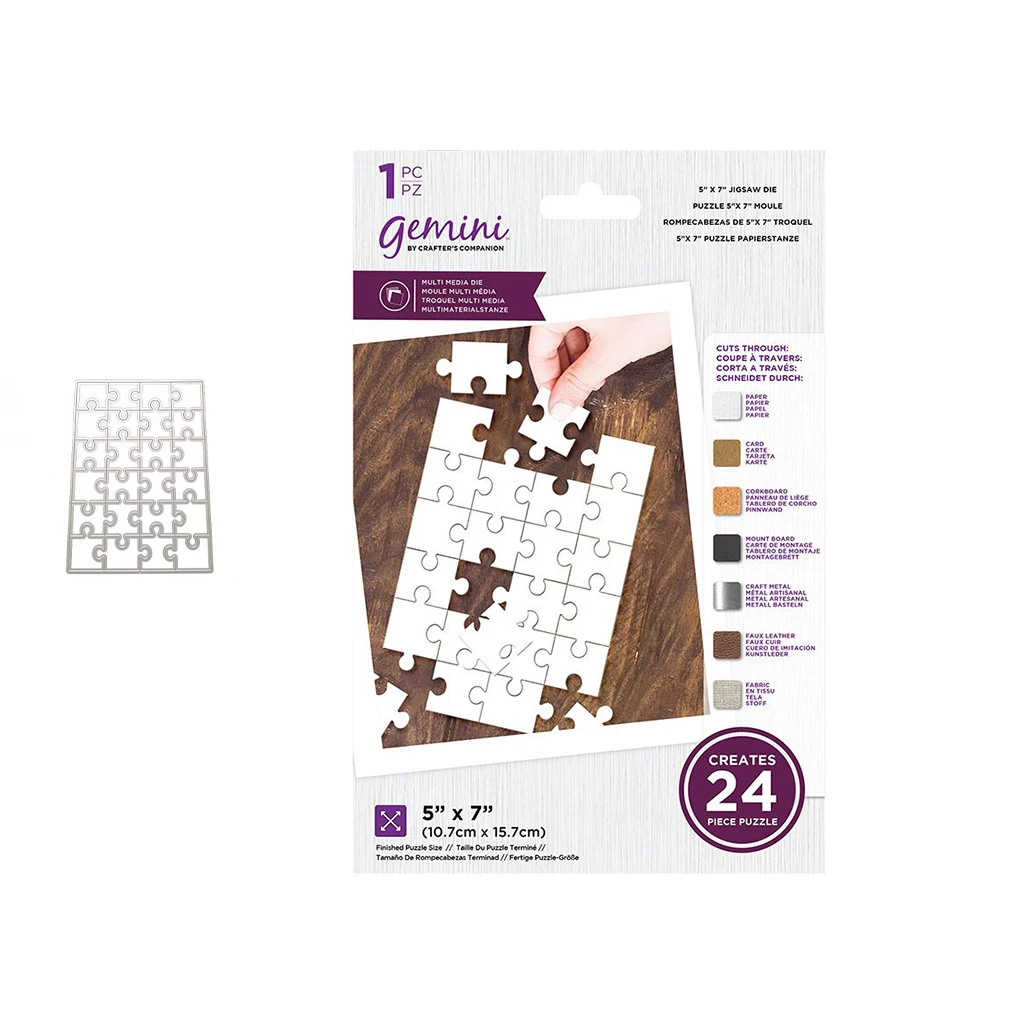 

JC Puzzle Background Metal Cutting Dies for Scrapbooking DIY Handmade Tool Punch Stencil Craft Model Decoration 2021 New Arrival