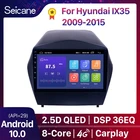 Автомагнитола Seicane, 2DIN, Android 10,0, для Hyundai IX35 2009, 2010, 2011-2015, GPS, мультимедийный плеер с Bluetooth, OBD2, 4 Гб ОЗУ