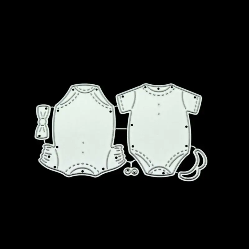 

W3JA Baby Clothes DIY Metal Cutting Dies Stencil Scrapbooking Photo Album Stamp Paper Card Crafts Decor