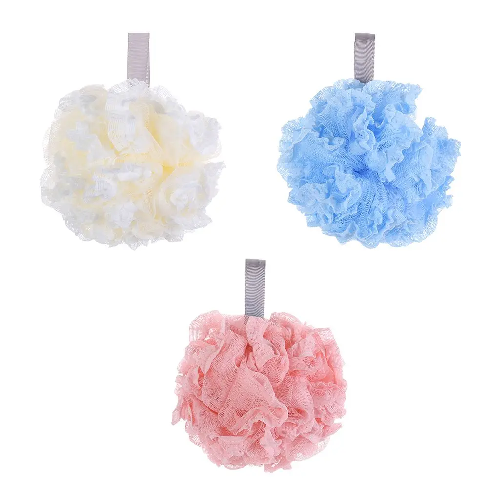 

Nylon Soft Mesh Lace Cleaning Brush Body Exfoliate Bath Ball Sponge Balls Bathroom Supplies Shower Puff