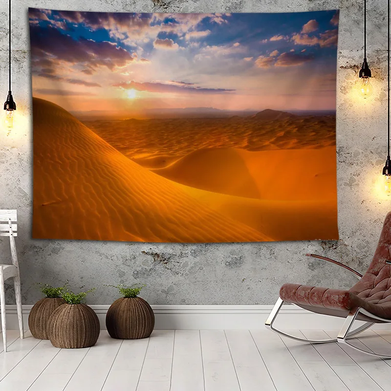 

Desert Wall Hanging Tapestry Home Party Decorative Tapestries Photo Background Cloth Table Cloth Wall Tapestry
