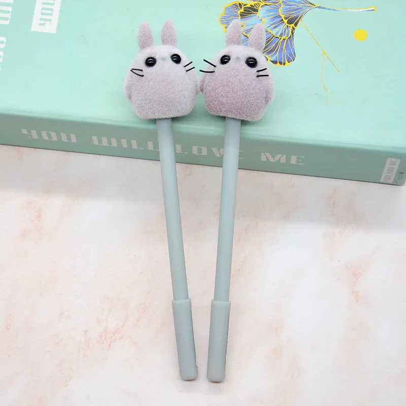 24 шт./партия мультфильм большой глаз Kawaii Тоторо гелевая ручка подпись Escolar Papelaria