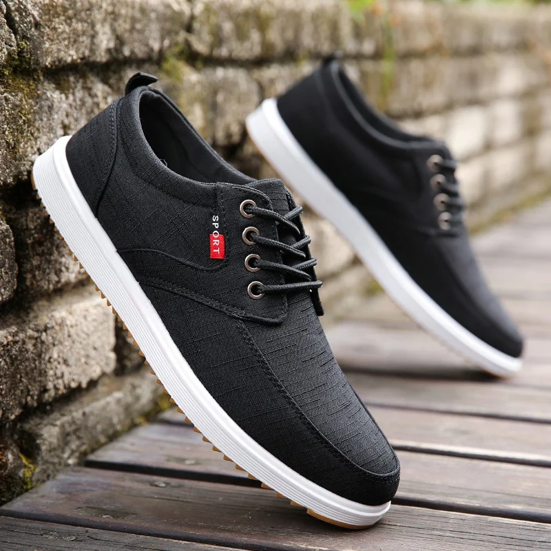 

Men's Shoes New Canvas Shoes Trend Breathable Casual Shoes Fashion Work Shoes Comfortable Sports Shoes Outdoor Driving Shoes