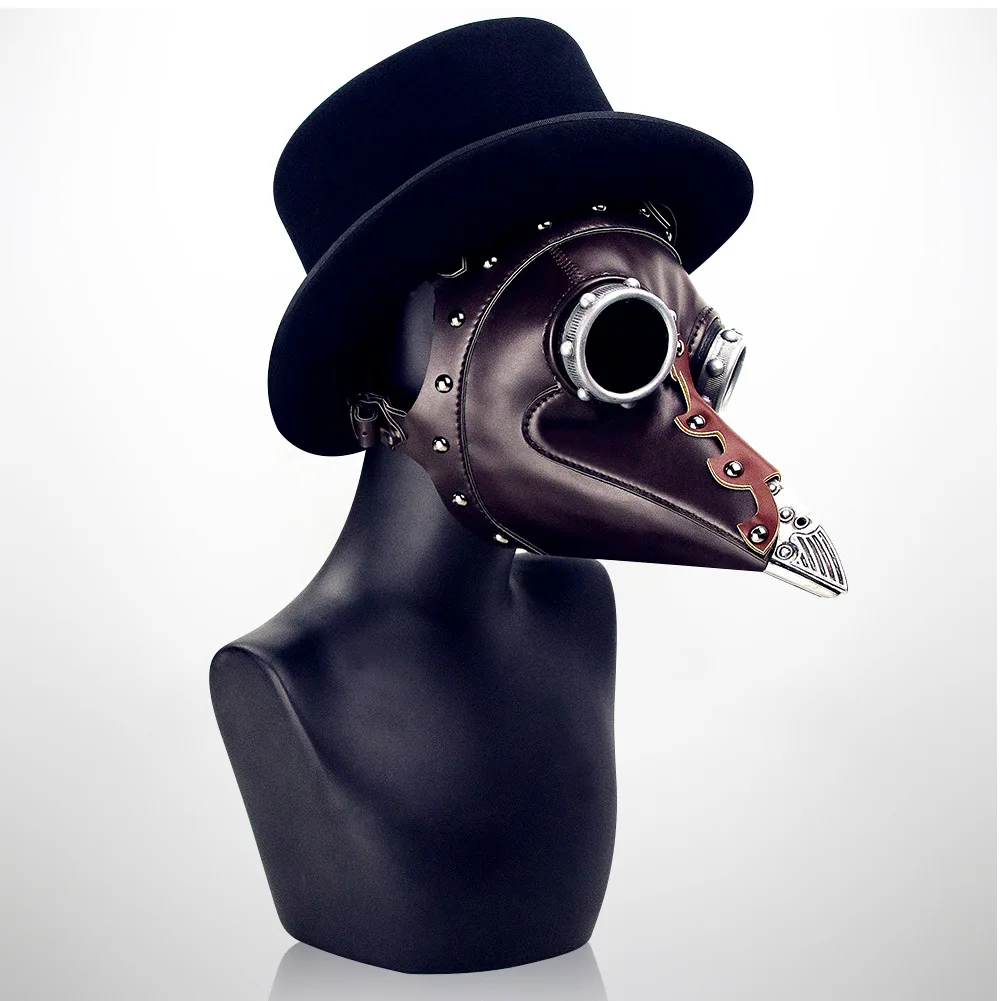 

Steampunk Halloween Plague Beak Doctor Mask Headgear 2077 Cosplay Props