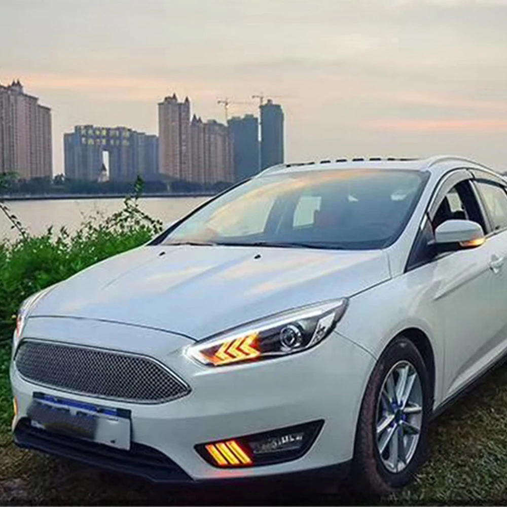 2 шт. Автомобильные светодиодные фасветильник для Ford Focus 2015 2016 2017 2018 | Автомобили и