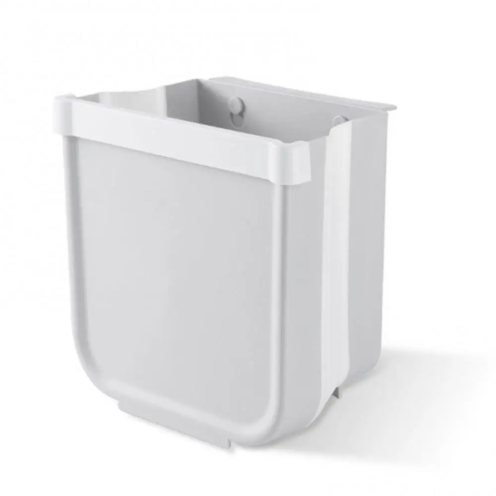

80% Hot Sales!!! Multifunctioanl Folding Wall-mount Hanging Kitchen Trash Can Car Garbage Bin Storage Supplie