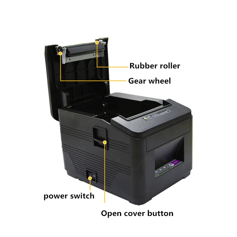 

L80180I Restaurant Kitchen Take Away Retail Cash Register POS 80mm Thermal Receipt Printer USB Network Automatic Paper Cutting