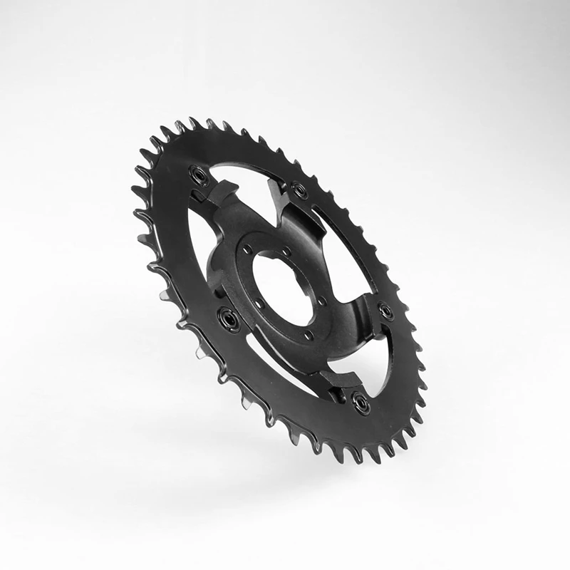Цепное колесо и сменная цепь защитный адаптер 42T зубья цепного кольца для Bafang Bbshd