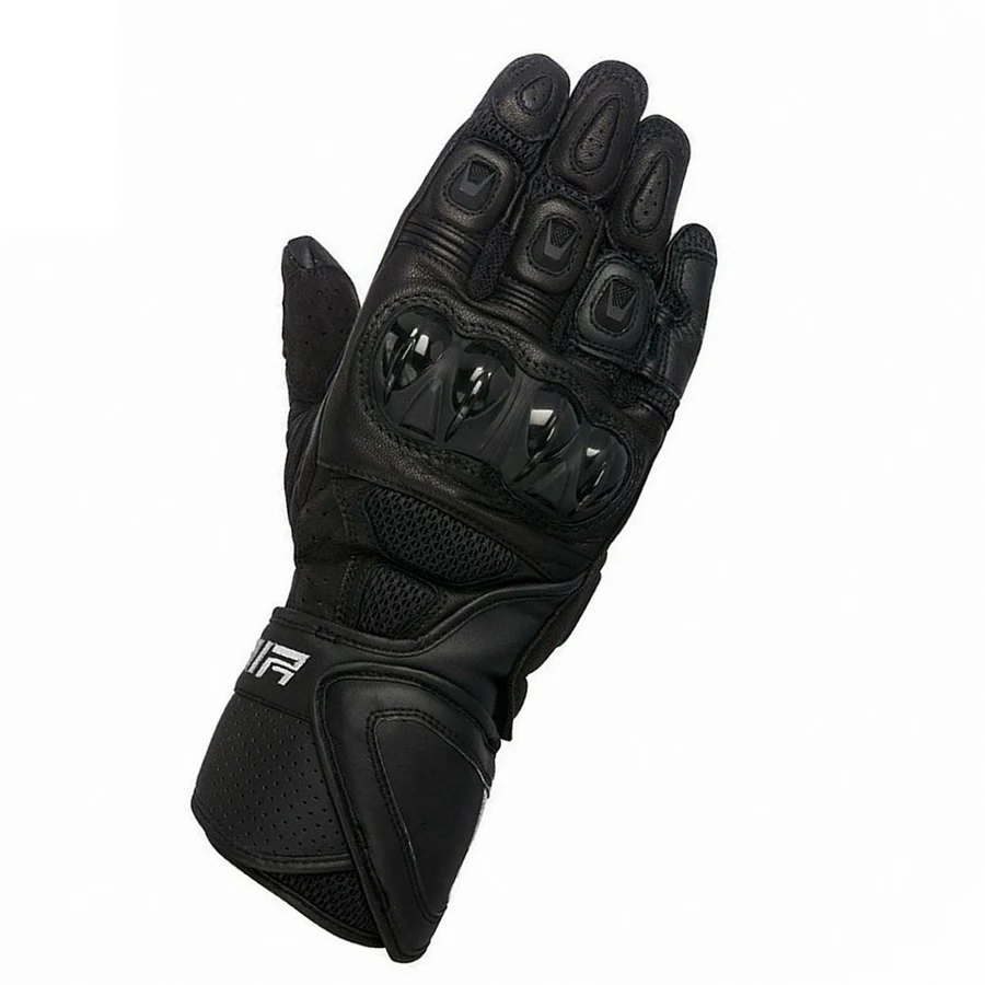 Кожаные Мотоциклетные летние перчатки Alpine Gp SP AIR черные | Автомобили и мотоциклы