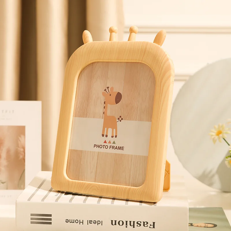 

Creative 7-inch Nordic ins style photo frame set up children's cartoon desktop small ornaments wall wash photo frame