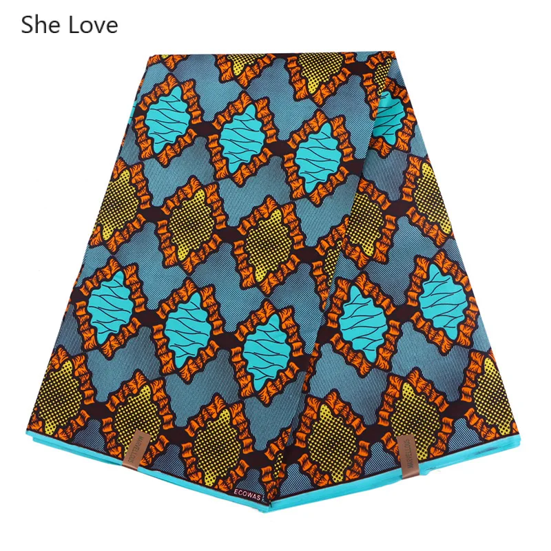 Chzimade 1 ярд узор ракушки 100% полиэстер батик ткань Анкара африканская бинта