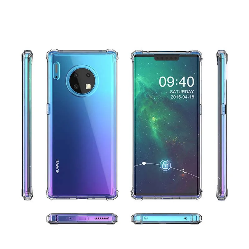 Мягкий чехол из ТПУ для Huawei Mate 30 Pro lite легкий Чехол mate30 30lite 30pro 30light Hawei Mate30lite