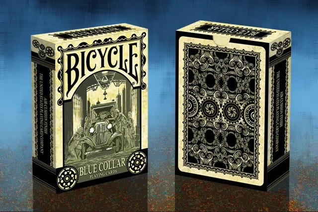 Hui qi Poker Bicycle White Blue Collar White Collar Blue-Collar Collection Bicycle Playing Cards