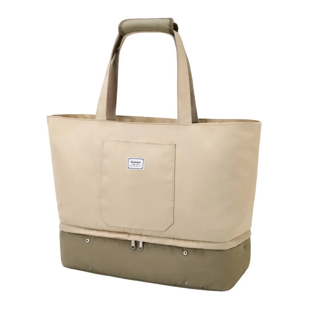 Большая Дорожная сумка тоут через плечо Gonex для женщин водонепроницаемая из