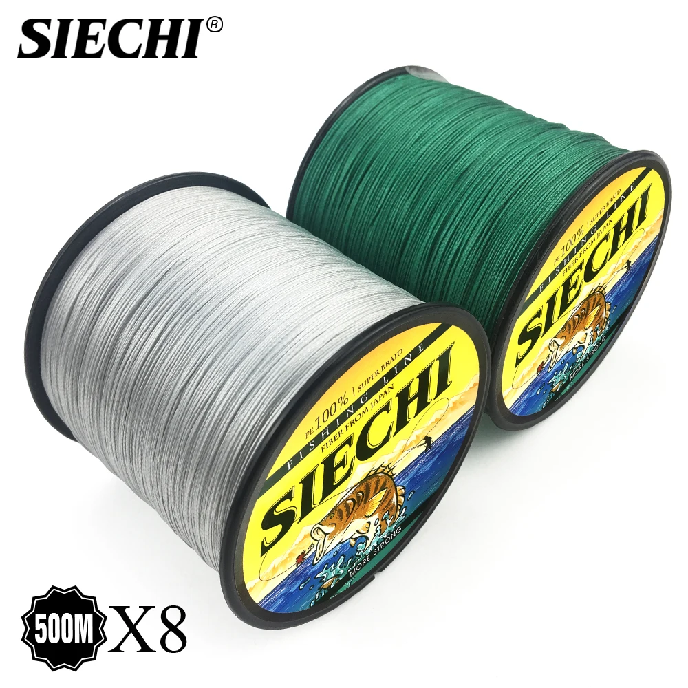 Рыболовная леска SIECHI из ПЭ 500 м мультифиламентная рыболовная рыболовное