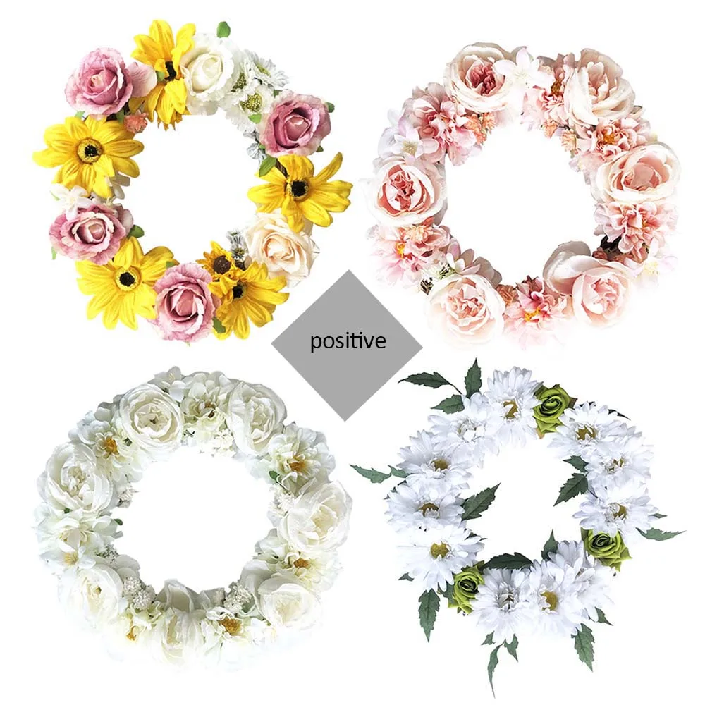 Искусственный венок свадебное торжество порог украшения двери декорация