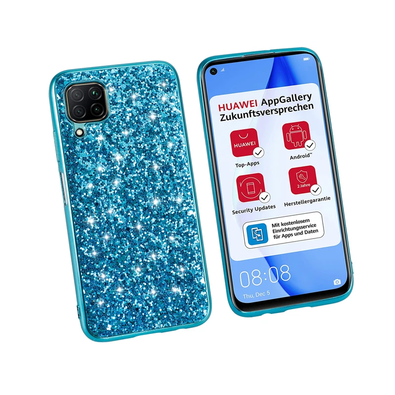 Роскошный брендовый чехол CANDYEIC для Huawei P40lite блестящая задняя крышка P40 Lite