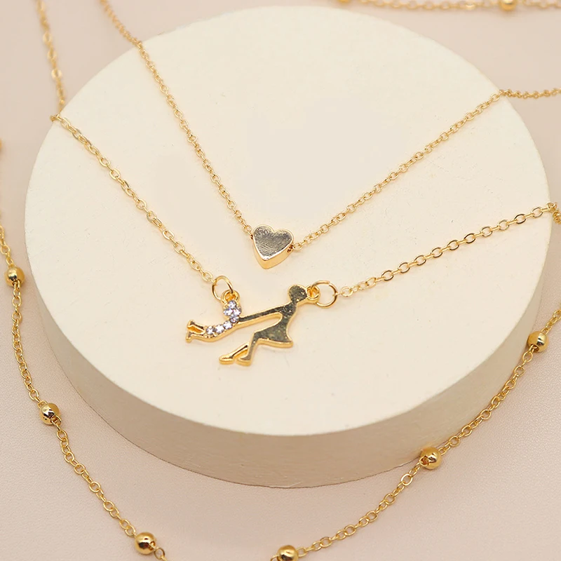 4 шт./компл. Изысканная одежда для родителей и ребенка любовь Кристальное