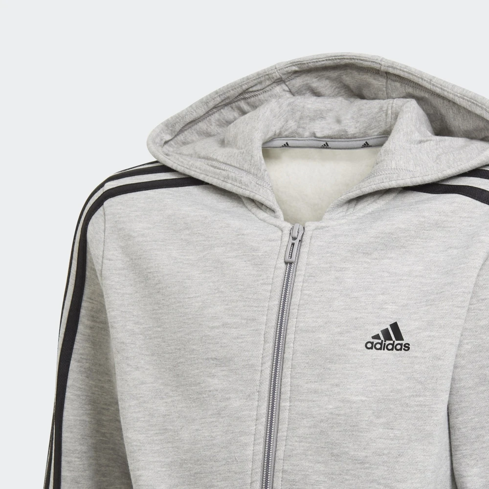 Толстовка Adidas B 3S FZ HD GQ8903 Детская спортивная толстовка и худи Одежда для детей и подростков Толстовка для подростков одежда.