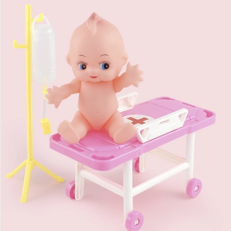 Детский домик для ролевых игр набор игрушек имитация доктора клиника приборы с