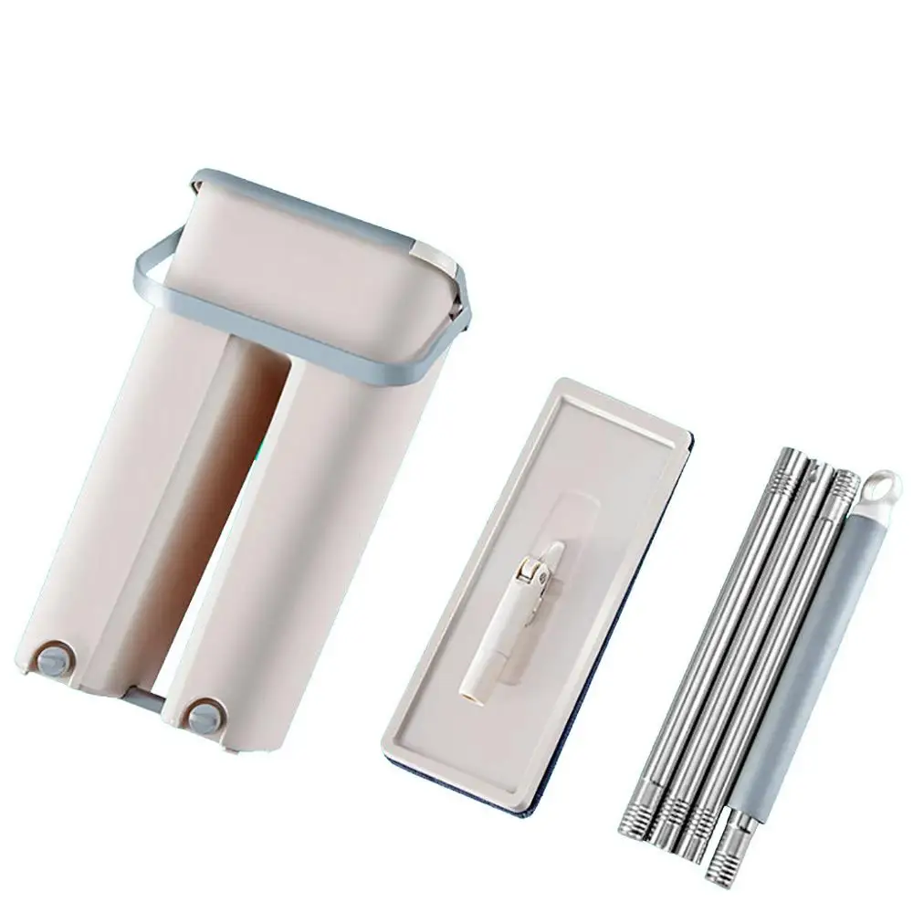 Швабра с автоматическим вращением для дома мытья полов без рук ультратонкая